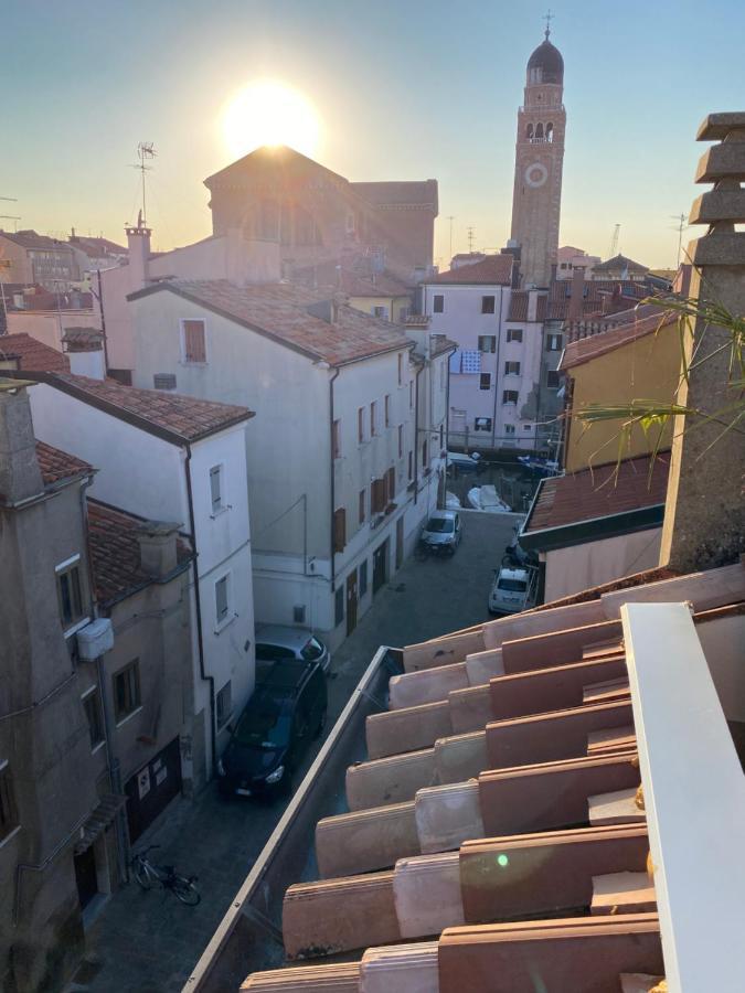 Laguna Blu Camera Tramonto Con Terrazza Panoramica In Comune Chioggia Bagian luar foto